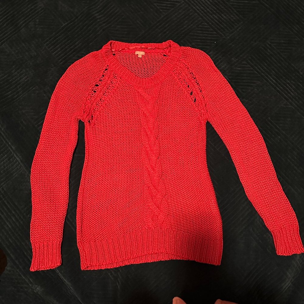 Coral sweater